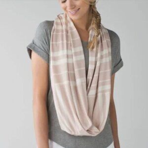 LULULEMON Vinyasa Scarf *Vitasea Beach Blanket Stripe Angel Wing Grain Pastel